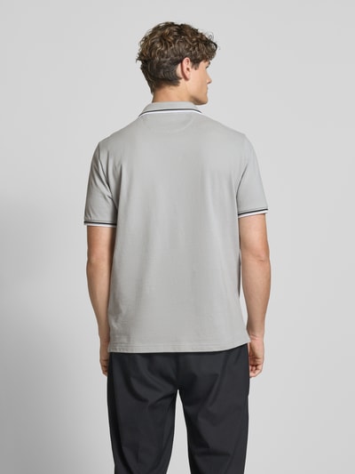 CHAMPION Regular Fit Poloshirt mit Logo-Stitching Stein 5
