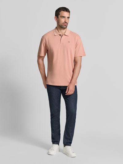 Scotch & Soda relaxed fit poloshirt met gestikt logo Oudroze - 1