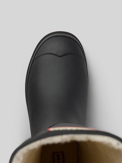 Hunter Stiefel mit Label-Detail Black 3