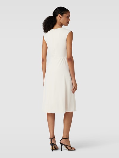 Lauren Ralph Lauren Midikleid in Wickel-Optik Modell 'KAYTLIN' Offwhite 5