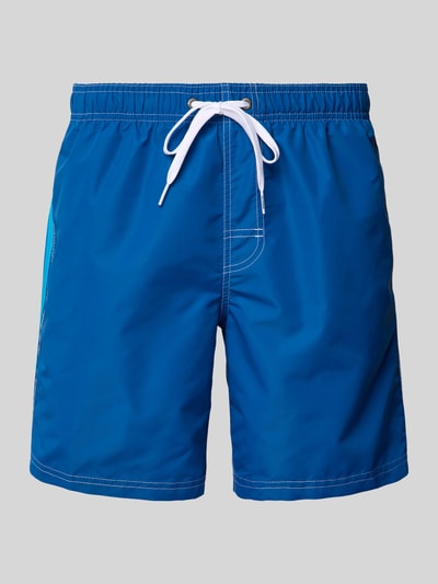 Sundek Badehose mit elastischem Bund Blau 1