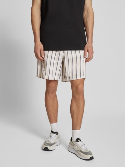 Jack & Jones Regular Fit Shorts mit Strukturmuster Modell 'JAIDEN COBA' Beige 4