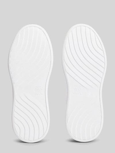 Tommy Hilfiger Sneaker aus echtem Leder mit Logo-Detail Weiss 3