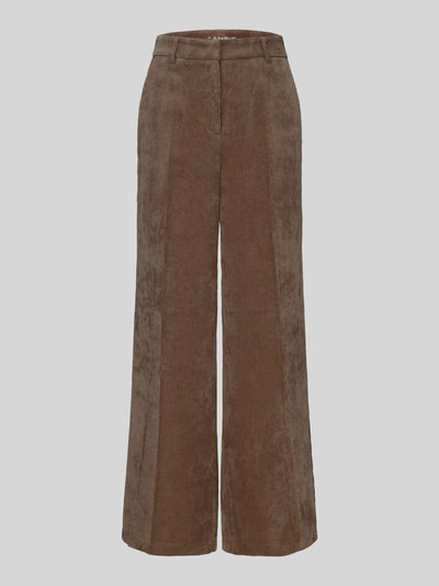 CAMBIO Relaxed Fit Cordhose seitliche Eingrifftaschen Modell 'ALEXIS' Camel 2