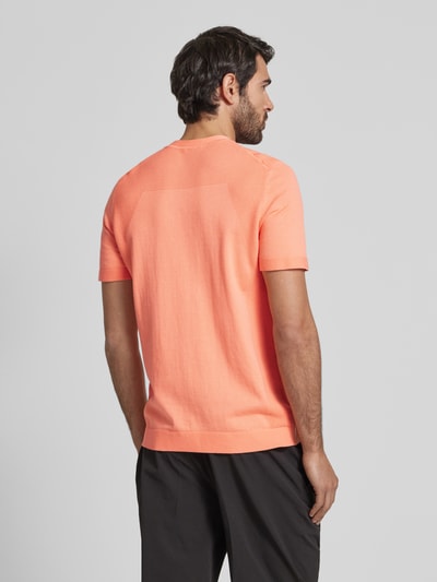 BOSS Green T-Shirt mit Label-Print Lachs 5