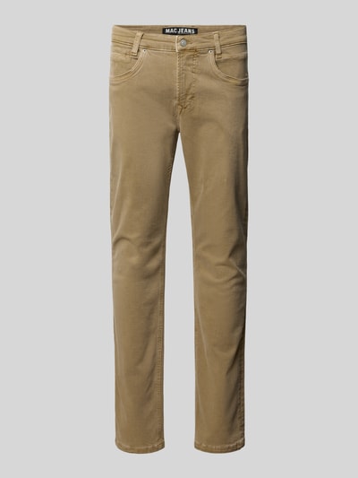 MAC Straight fit jeans met 5-pocketmodel, model 'ARNE' Beige - 2