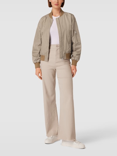 Marc O'Polo Blouson mit Label-Details Taupe 1