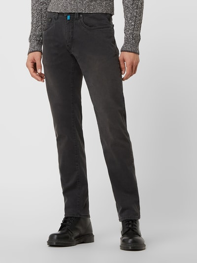 Pierre Cardin Tapered fit jeans met hoog stretchgehalte, model 'Lyon' - 'Futureflex' Middengrijs - 4