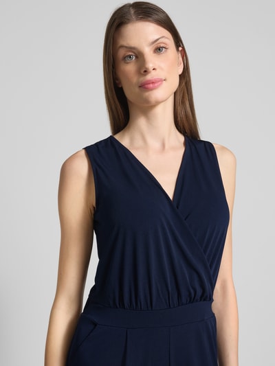 Zero Jumpsuit in Wickel-Optik Marine 3