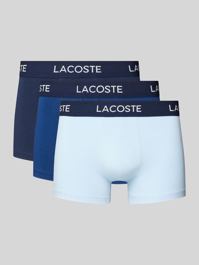 Lacoste Obcisłe bokserki z paskiem z logo w zestawie 3 szt. Granatowy 1