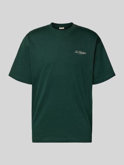 ONLY & SONS Loose Fit T-Shirt aus reiner Baumwolle Modell 'LES CLASSIQUES' Dunkelgruen 2