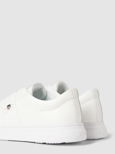 Gant Sneakers van leer met labeldetails, model 'Joree' Wit - 2