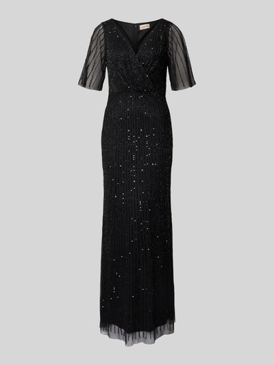 LACE & BEADS Abendkleid mit V-Ausschnitt Black 2
