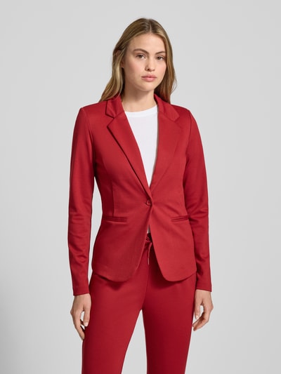 ICHI Żakiet z kołnierzem z połami i kieszeniami z wypustką model ‘KATE’ Czerwony 4