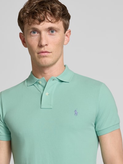 Polo Ralph Lauren Poloshirt mit Label-Stitching Mint 3