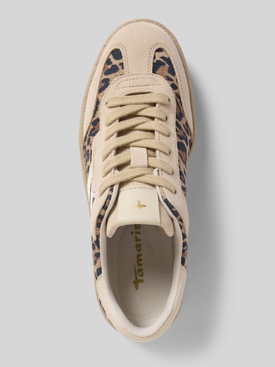Tamaris Sneakersy niskie z naturalnej skóry bydlęcej Beżowy 3