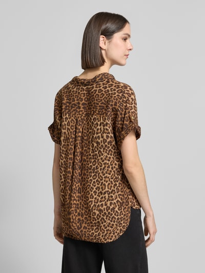 VERO MODA Comfort Fit Bluse aus reiner Viskose Modell 'BUMPY' Sand 5