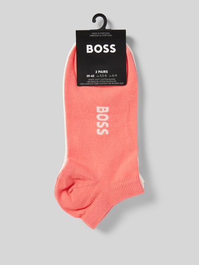 BOSS Sneakersocken mit Label-Detail im 2er-Pack Pink 3