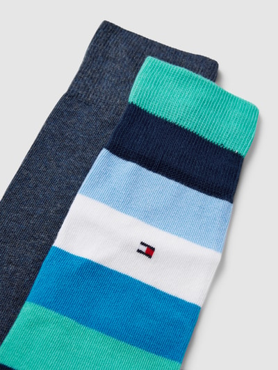 Tommy Hilfiger Sokken met labeldetail in een set van 2 paar, model 'LIGHTHOUSE' Blauw - 2