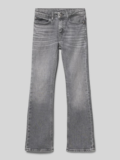 Calvin Klein Jeans Flared jeans met labelpatch Middengrijs - 1