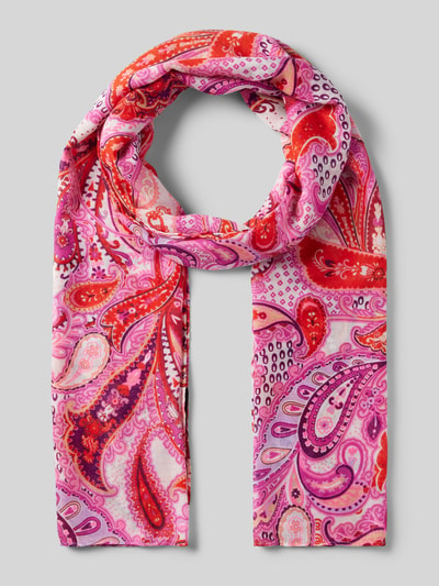 Codello Schal mit Paisley-Muster Pink 1