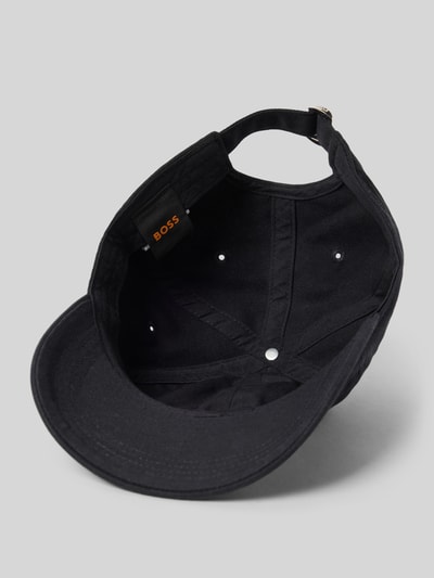 Produktfoto, Basecap aus reiner Baumwolle Model 'LILYAN' von BOSS Orange, efekt: jednolity kolor, aplikacja: wyhaftowane logo, zapięcie na patkę