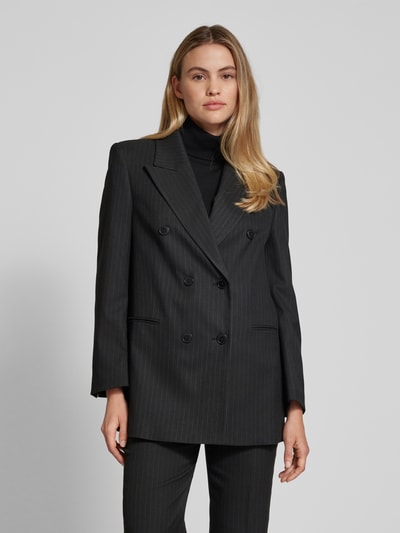 Drykorn Blazer met reverskraag, model 'KEMPSTEN' Zwart - 4