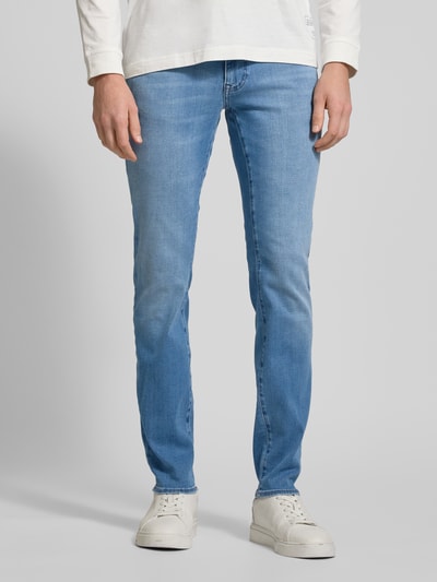 Brax Tapered Fit Jeans im 5-Pocket-Design Modell 'CHRIS' Jeansblau 4