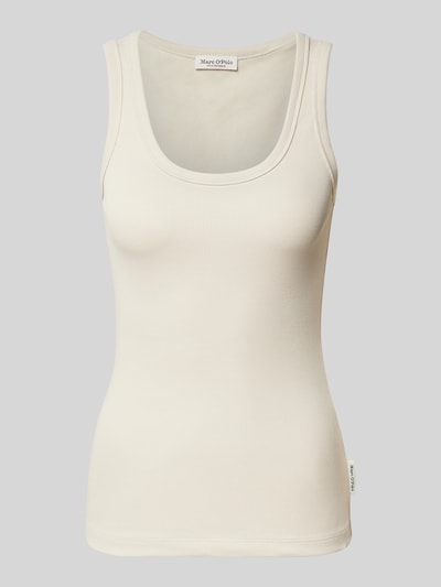 Marc O'Polo Slim fit tanktop van katoenmix Zand - 2