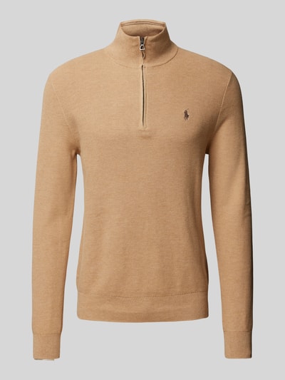 Polo Ralph Lauren Gebreide pullover met labelstitching Camel - 2