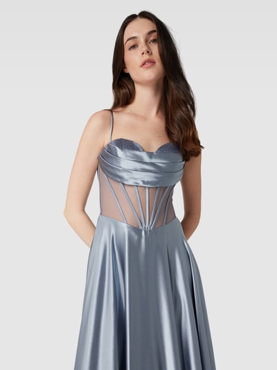 Hey Kyla Abendkleid mit Ziersteinbesatz Hellblau 3