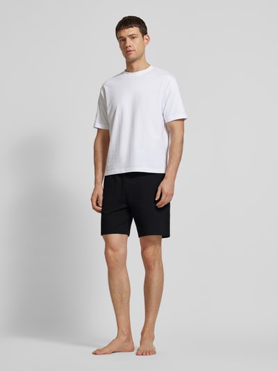 Christian Berg Men Sweatshorts aus reiner Baumwolle Black 1