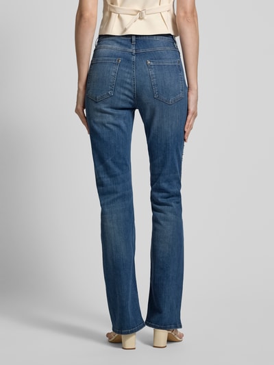 monari Straight Leg Jeans mit Nietenbesatz Jeansblau 5