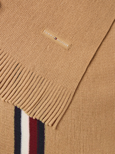 Tommy Hilfiger Sjaal van een wolmix  Beige - 2