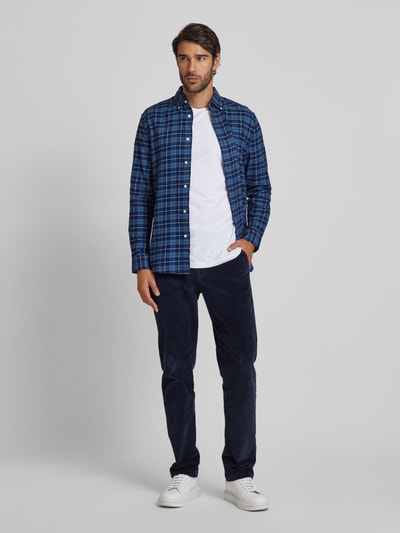 Tommy Hilfiger Regular Fit Freizeithemd mit Button-Down-Kragen Rauchblau 1