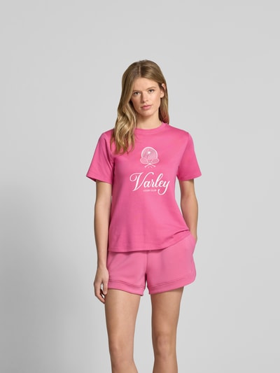 VARLEY T-Shirt mit Rundhalsausschnitt Pink 4