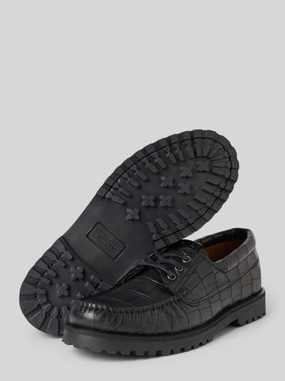 Copenhagen Mokasyny z wyprofilowaną podeszwą model ‘CPH616’ Czarny 4