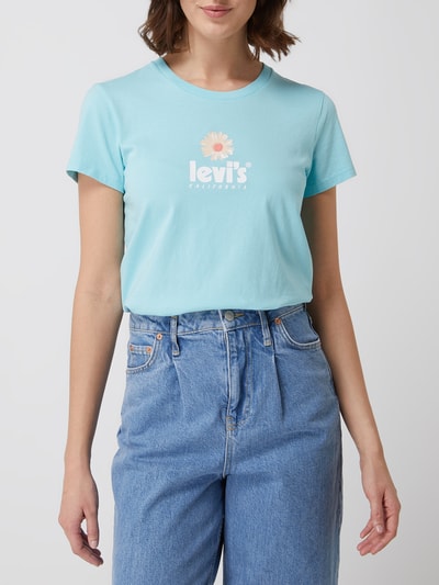 Levi's® T-Shirt mit Logo  Helltuerkis 4