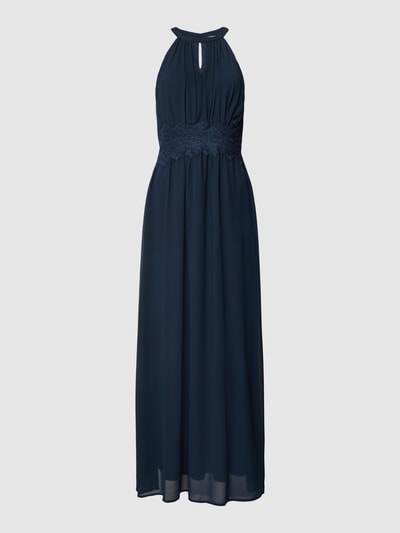 Vila Sukienka wieczorowa z wycięciem w kształcie łezki model ‘MILINA’ Ciemnoniebieski 2