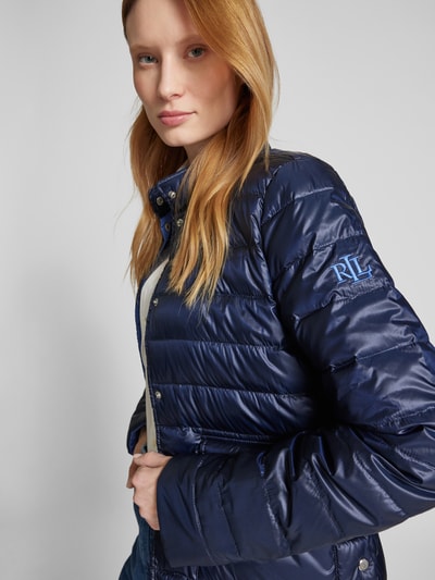 Lauren Ralph Lauren Steppjacke mit Druckknopfleiste Dunkelblau 3