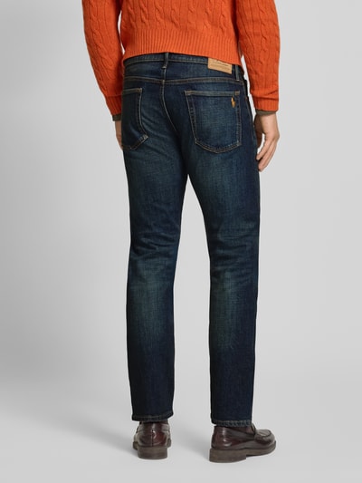 Polo Ralph Lauren Straight fit jeans in 5-pocketmodel, model 'Hampton' Donkerblauw - 5