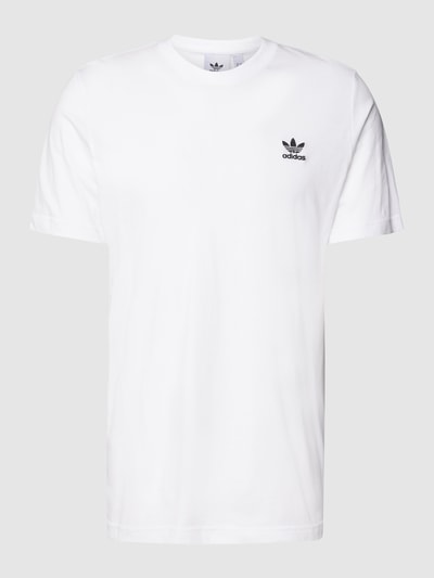 adidas Originals T-Shirt aus Baumwolle mit Label-Stitching Weiss 2