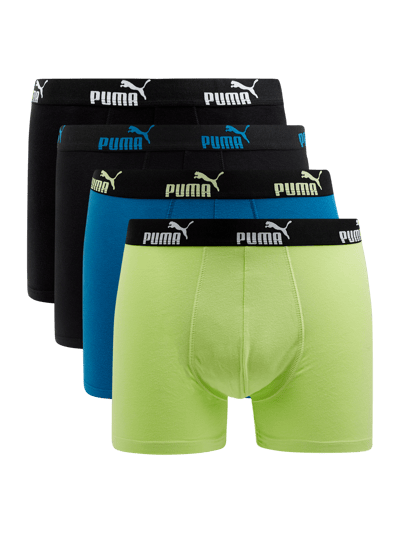 Puma Trunks mit Stretch-Anteil im 4er-Pack  Petrol 1