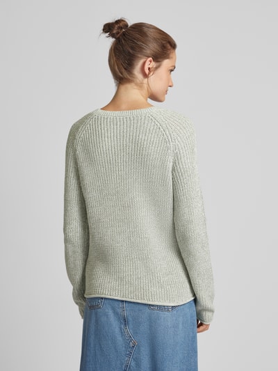 QS Gebreide pullover met raglanmouwen Lichtgroen - 5