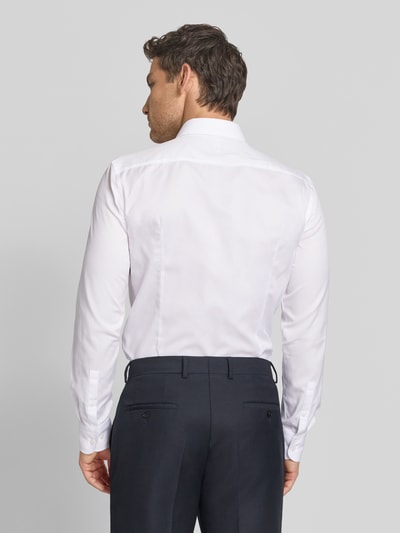BOSS Slim Fit Businesshemd aus reiner Baumwolle Modell 'H-HANK-SP' Weiss 5