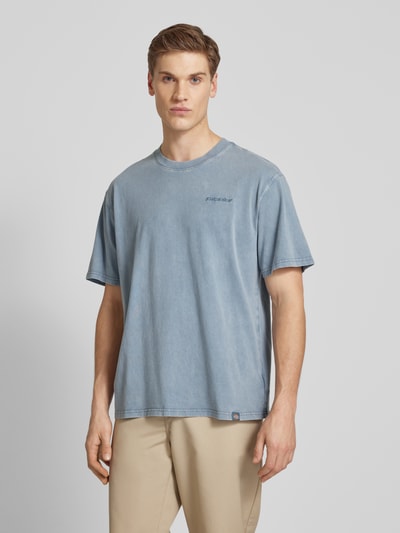 Dickies T-shirt met labelstitching, model 'PLENTYWOOD' Petrol - 4