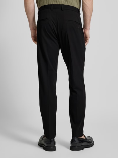 Cinque Straight Leg Chino mit Bügelfalten Modell 'JUNO' Black 5