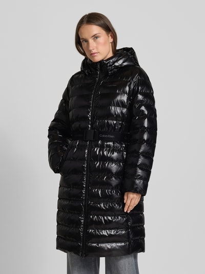 Calvin Klein Womenswear Steppmantel mit Kapuze Black 4