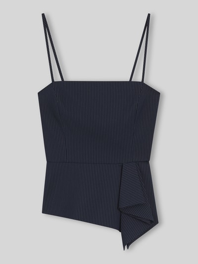 HUGO Top bluzkowy o kroju regular fit z cienkimi ramiączkami model 'CALITA' Granatowy 2