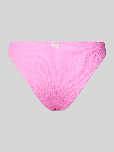 Banana Moon Bikini-Hose mit Strukturmuster Modell 'NAIDA SCRUNCHY' Rosa 3